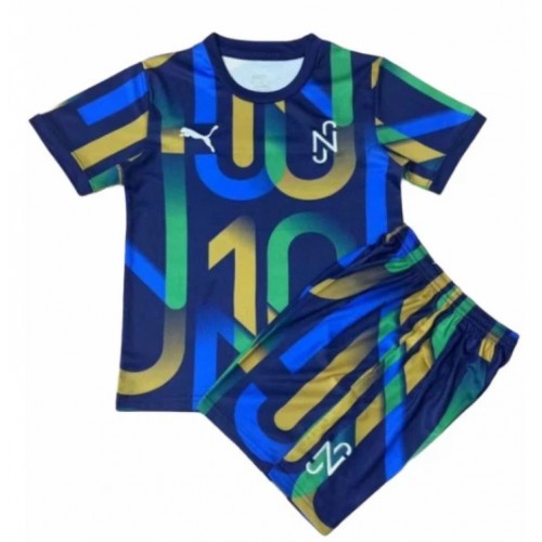 Brasilien Fodboldtrøjer Neymar Jr x Puma Børn 2021/22 Kort ærmer Brasilien Fodboldtrøjer Neymar Jr x Puma Børn 2021/22 Kort ærmer